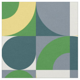 Farbenfrohes modernes Bauhaus-Abstraktes geometris Stoff
