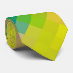 Farbenfrohes modernes geometrisches Diamantmuster  Krawatte