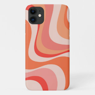 Farbenfrohes modernes Retro-Wellendesign Case-Mate iPhone Hülle