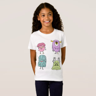 Farbenfrohes Monster-Set – Lustiges Cartoon-Monste T-Shirt
