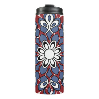 Farbenfrohes Paisley-Boho-Muster-Tassendesign Thermosbecher