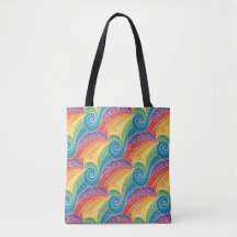 Farbenfrohes Paisley-Swirbelmuster