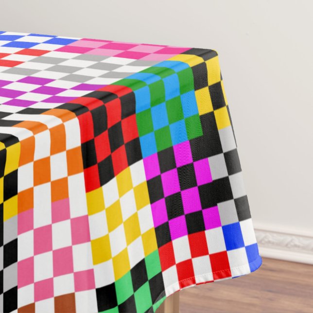 Farbenfrohes Patchwork Karomuster Design  Tischdecke (Von Creator hochgeladen)