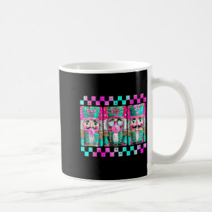 Farbenfrohes Preppy-Nussknacker-Design für Weihnac Kaffeetasse