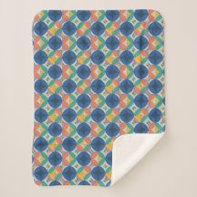 farbenfrohes retro-geometrisches Muster