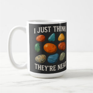 Farbenfrohes Steindesign Kaffeetasse