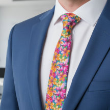 Farbenfrohes tropisches Blumenmuster