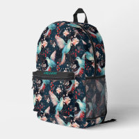 Farbenfrohes Winter-Kolibri-Muster