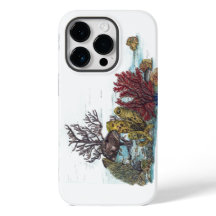 Farbengefährdetes handbemaltes Korallenriff