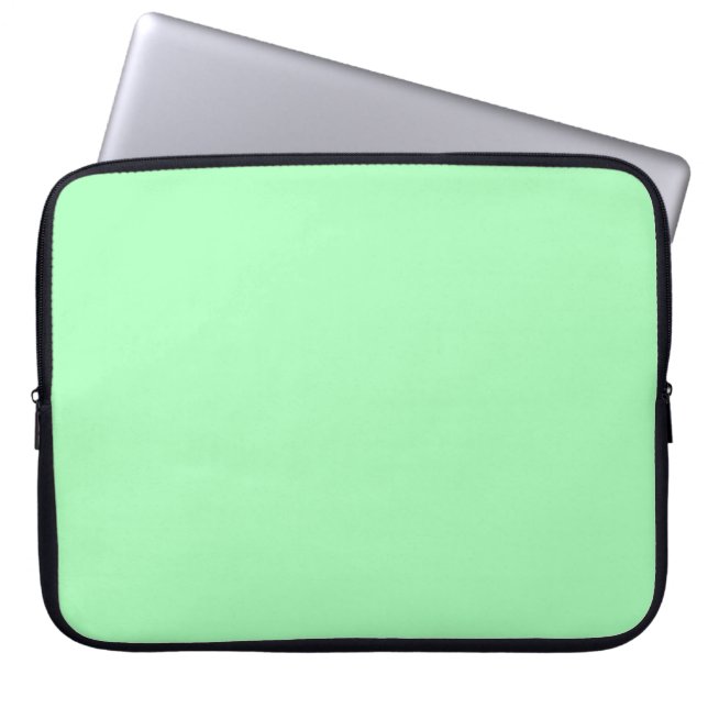 Farbengrün Laptopschutzhülle (Vorderseite)