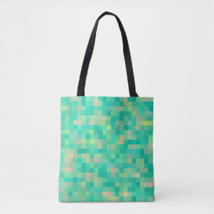 Farbengrünes Muster Tasche