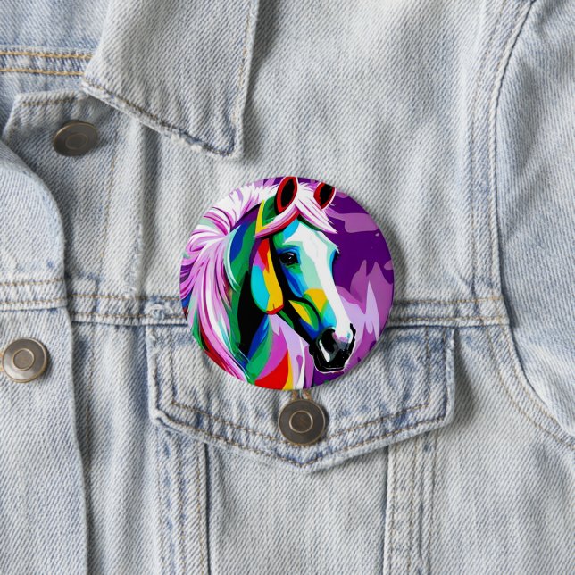 Farbenpony Button (Beispiel)