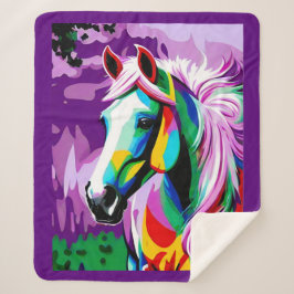 Farbenpony Sherpadecke