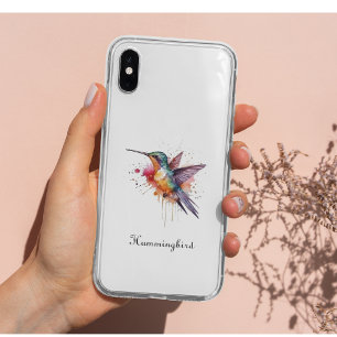 Farbenprächtiger Flug, Wasserfarben Kolibri indivi Case-Mate iPhone Hülle