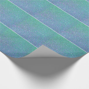 Farbenprächtiger Glamour-Kunstglitter Geschenkpapier