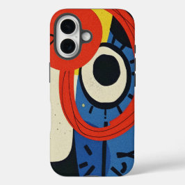 Farbenprächtiges abstraktes Design iPhone 16 Hülle