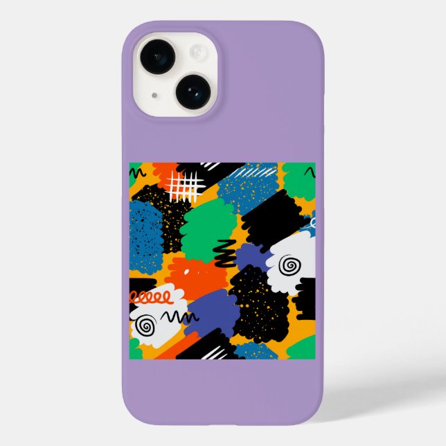 Farbenprächtiges Design Case-Mate iPhone 14 Hülle (Rückseite)