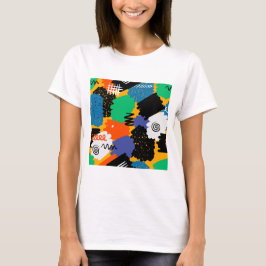 Farbenprächtiges Design T-Shirt