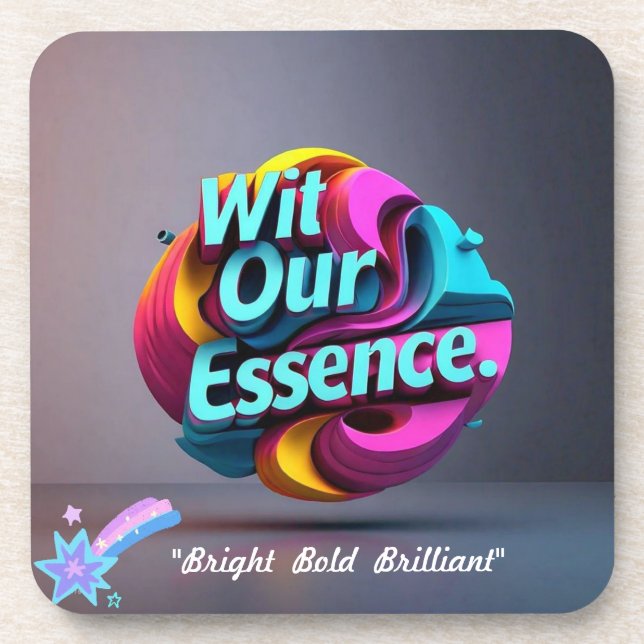 "Farbenprägung" Getränkeuntersetzer (Vorderseite)