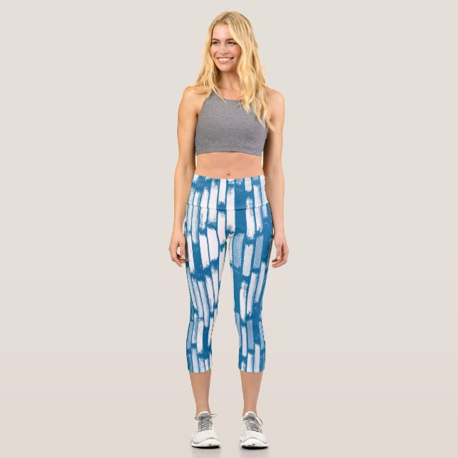 Farbenregen 7 capri leggings (Vorderseite)