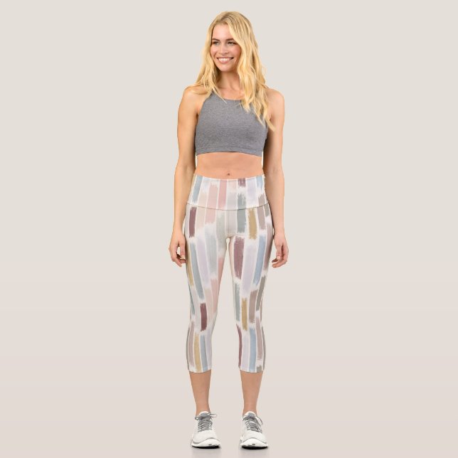 Farbenregen Capri Leggings (Vorderseite)