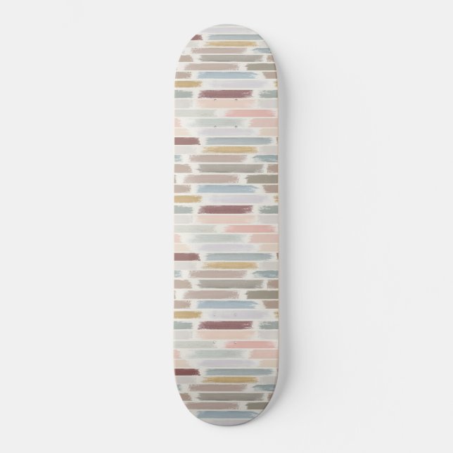 Farbenregen Skateboard (Vorderseite)