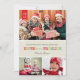 Farbenreich Foto Weihnachtskarte Feiertagskarte (Vorderseite)