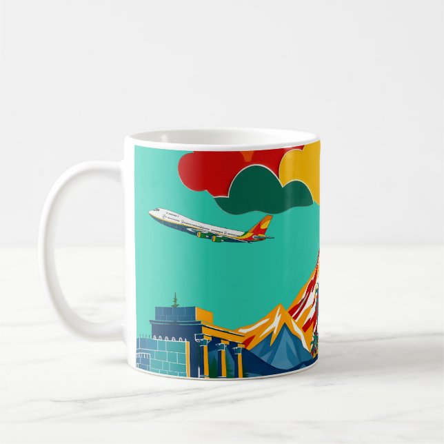 Farbenreiche Abenteuer Kaffeetasse (Links)