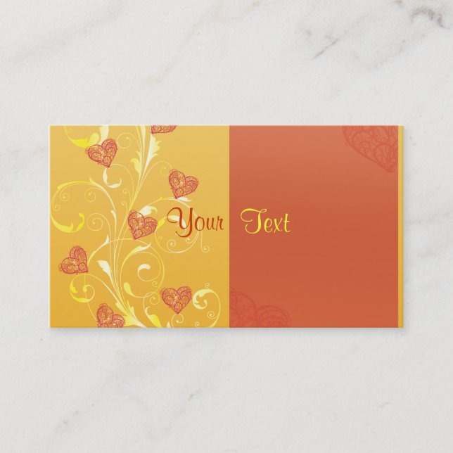 Farbenreiche Visitenkarte (Vorderseite)