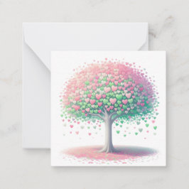 Farbenromantik Mitteilungskarte