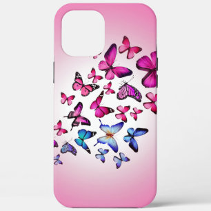 Farbenschmetterling, fliegend, farbenfroh Case-Mate iPhone hülle