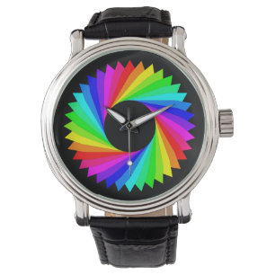 Farbenspirale Armbanduhr