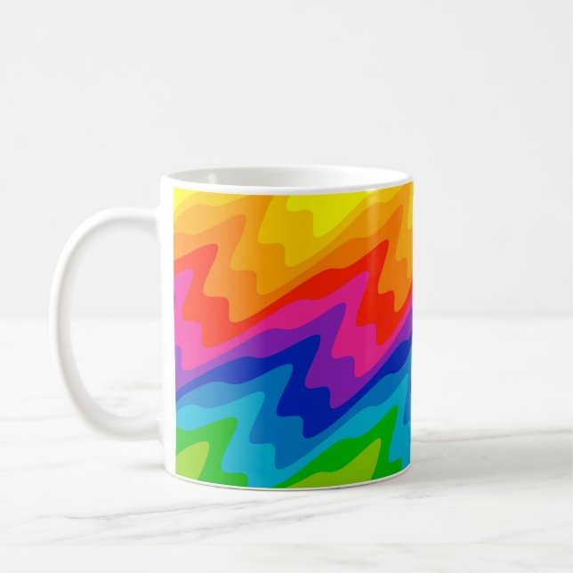 Farbenstörtes Farbrad Kaffeetasse (Links)