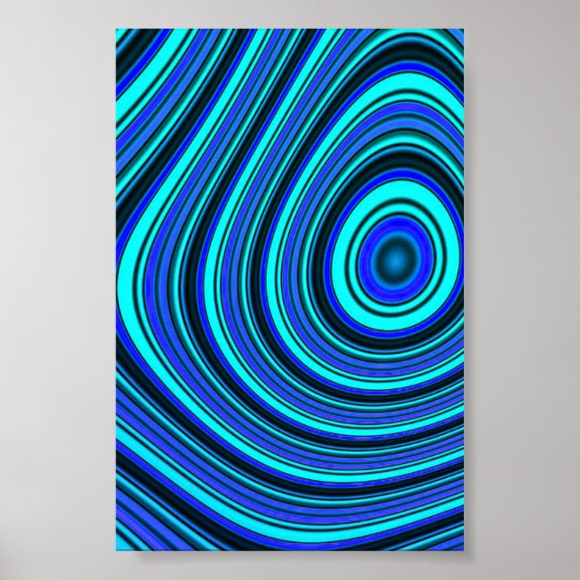 Farbenstrudel Poster (Vorne)