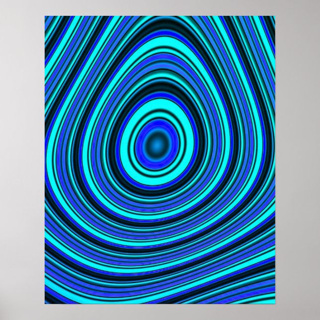 Farbenstrudel Poster (Vorne)