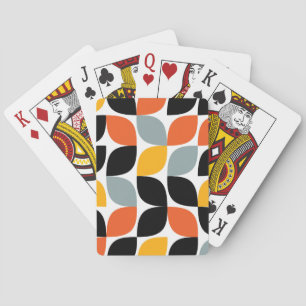 Farbenvolles, einzigartiges, trendiges, urbanes Bl Spielkarten