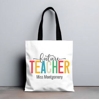 Farbenvolles Geschenk für Lehrer Tasche