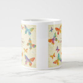 Farbenvolles Jambo Jug Design mit Abstrakter Butte Jumbo-Tasse