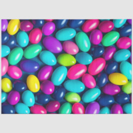 Farbenvolles Jelly Bean Art Tissue Paper Seidenpapier