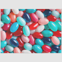 Farbenvolles Jelly Bean Art Tissue Paper Seidenpapier
