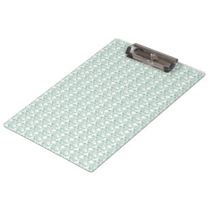Farbenvolles Verpackungspapier mit wiederholtem Mu Klemmbrett