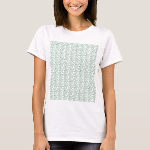 Farbenvolles Verpackungspapier mit wiederholtem Mu T-Shirt