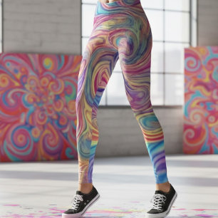 Farbenwirbel  leggings