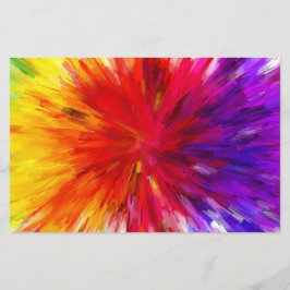 Farbexplosion Briefpapier
