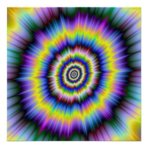 Farbexplosion das perfekte Zazzle-Poster Poster