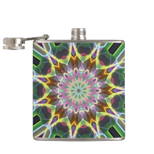 Farbexplosion Flachmann