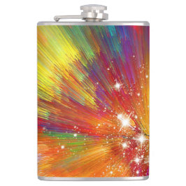 Farbexplosion Hip Flask Flachmann
