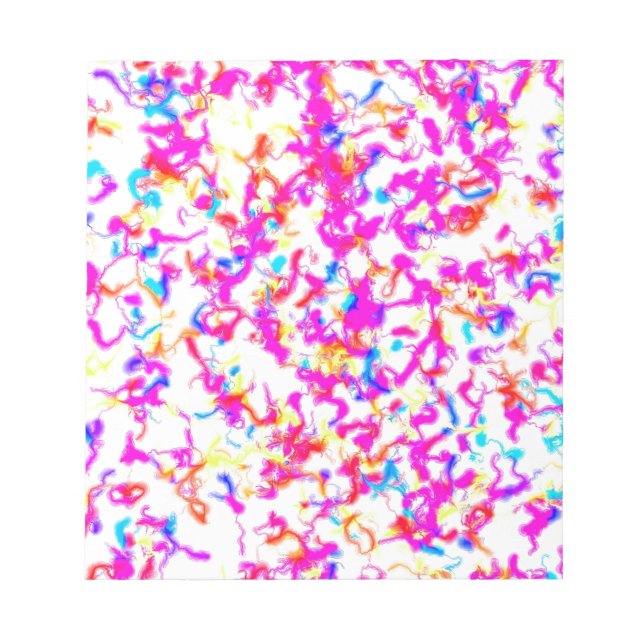 Farbexplosion Notizblock (Vorderseite)