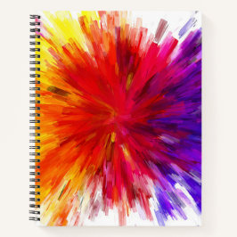 Farbexplosion Notizbuch