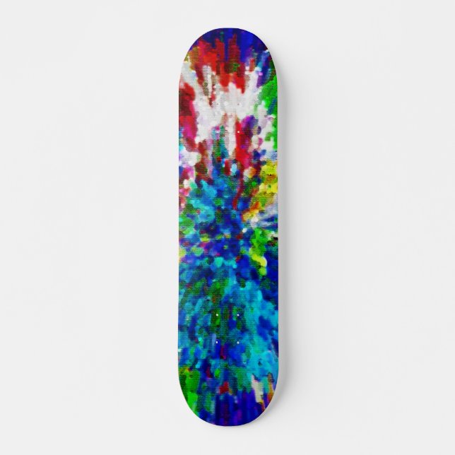 Farbexplosion ~ Skateboard (Vorne)